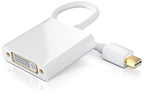 CSL - HQ Full HD 1080p Mini Displayport miniDP auf DVI Adapterkabel - kompatibel mit PC und Apple iMac Mac MacBookPro MacBookAir