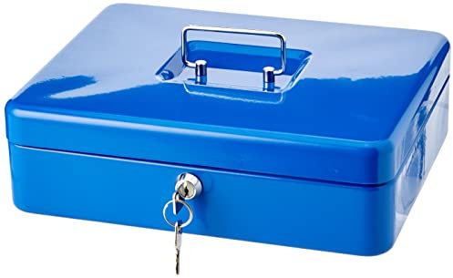 Burg Wachter CB04BL Cash Box, Blue, 300 x 90 x 240mm