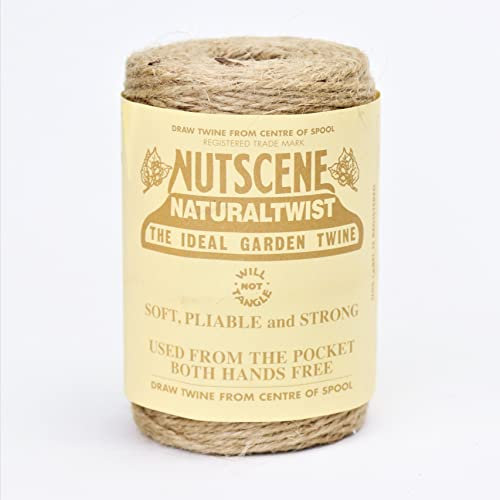 Nutscene 120 m Twine Rolls - Natural (Pack of 3)