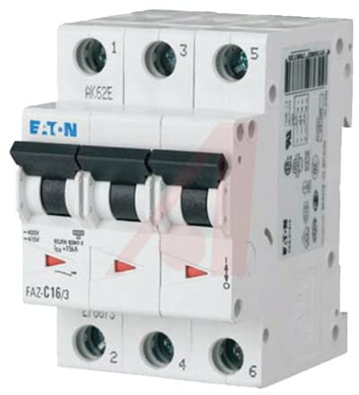 EATON FAZ-D25/3 Interruptor Automático Magnetotérmico FAZ, 25A, 3P, Curva D