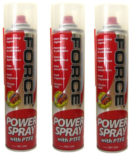 All Trade Direct 3 X 400Ml Power Penetrating Oil Aerosol Spray Ptfe Multi Purpose Lubricant Wd40