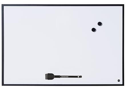 Bi-Office bi-silque mm390011615 Mediterranean Frame New Basic Torr whiteboard, Svart