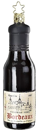 Inge Glas Christbaumschmuck Weinflasche Bordeaux