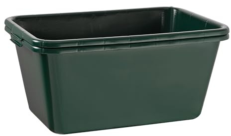 BURI Vildbricka, vattenbadkar, stort 90 l eller 65 l | Plastbadkar, jaktbricka, plastbricka, livsmedelssäker, som foderkar eller hästdryck, planteringslåda, växtbadkar, grönt