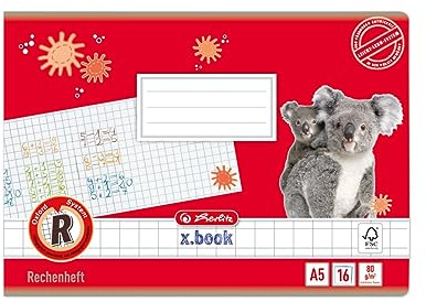 Herlitz A5 träningsbok