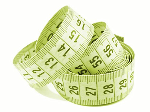 1 Maßband gelb 150cm inkl. Aufbewahrungsdose, Schneidermaßband, Bandmaß