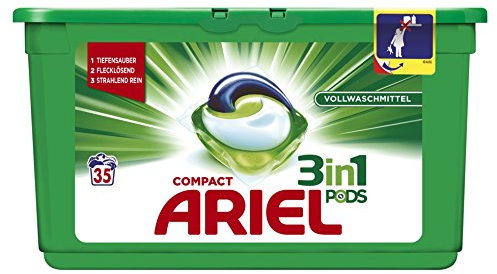 Ariel Lessive universelle en berlingots 3 en 1, lot de 1 (1 x 35 lavages)