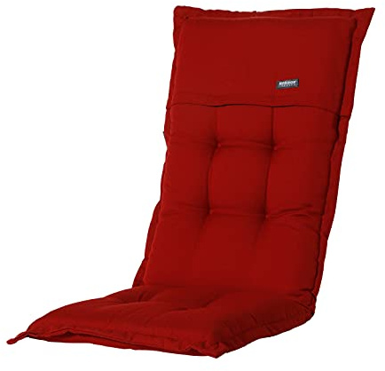 Madison 7PHOS-F118 Stuhlauflage, hoch Rib, 123 x 50 cm, Acryl, rot
