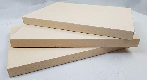 3 Stück Schamotte 40x30x3 cm Schamotteplatte