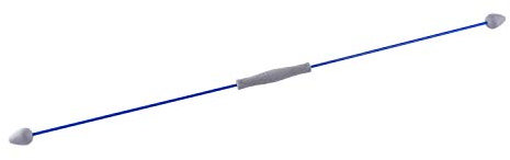 top vit Swing.Bow I Flexibler Schwingstab aus stabilem Fiberglas I durchgängiger Swingstick zum Trainieren der Tiefenmuskulatur I ca. 155 cm, Farbe blau