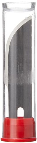 Excel #22 Curved Edge Blade Pack of 5 Carded,Silver