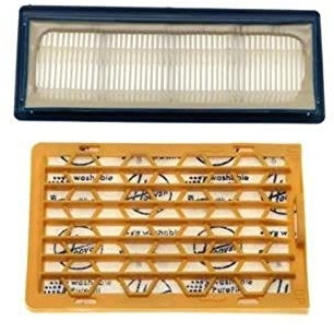 Hoover U63 Kit Vormotorfilter und Hepa-Abluftfilter, extra Filterung, Originalzubehör und Ersatzteil, kompatibel mit Hoover Capture Beutelstaubsauger, Schwarz