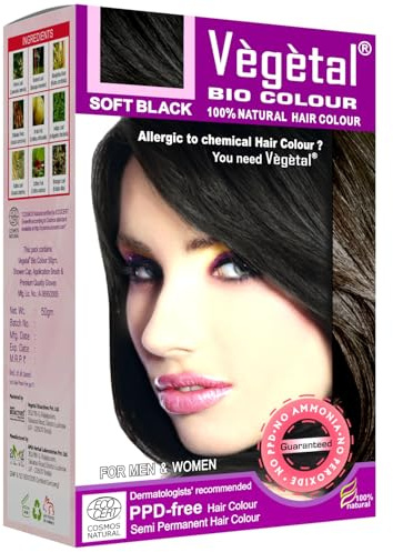Vegetal Bio Colour-Soft Black 50 Gm by Vegetal