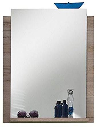 trendteam smart living - Wandspiegel Spiegel - Badezimmer - Campus - Aufbaumaß (BxHxT) 60 x 75 x 15 cm - Farbe Eiche San Remo - 131640190