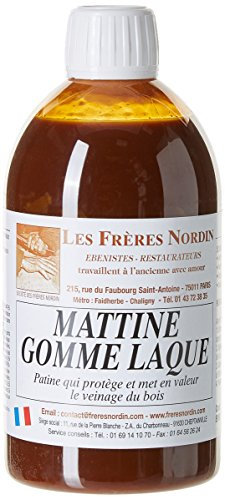 Les Frères Nordin 253120 Mattine Gomme Laque Naturelle