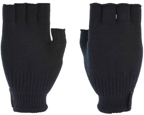 Extremiteter fingerlös tankeväckande handske Svart En storlek