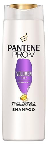 Pantene Pro-V Volume Pur Shampoo, Pro-V Formel + Antioxidantien, Für feines, plattes Haar, 300ML