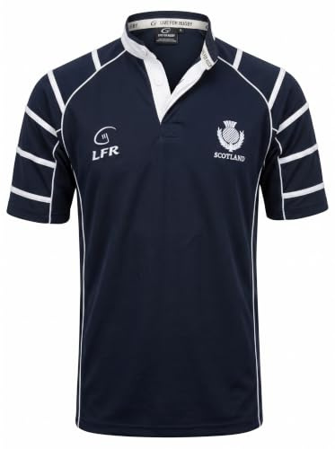 Live FOr Rugby Mens Scotland Breathable Rugby Shirt