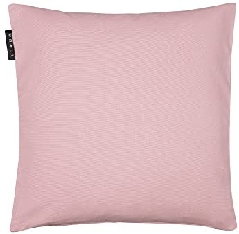LINUM Annabell Elegant Kissenhülle 40x40 cm, 100% Baumwolle, Maschinenwaschbar, Altrosa
