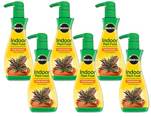 Miracle-Gro Indoor Plant Food, Plant Fertilizer, 8 oz. (6-Pack)