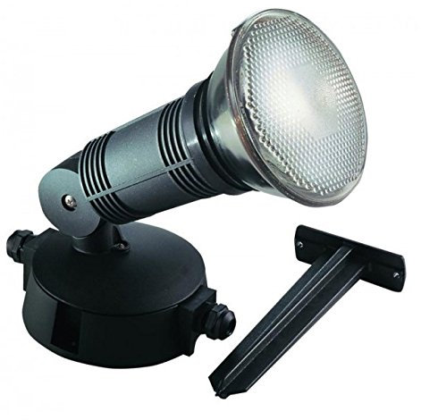 spot orientable saillie par38 230v ip65 e27 dafnee noir