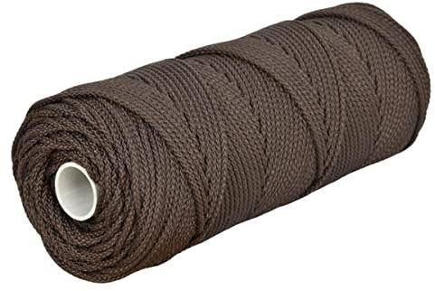 Corderie Italiane, 006000167, Treccia Palamiti marrone 2 mm - 100 m