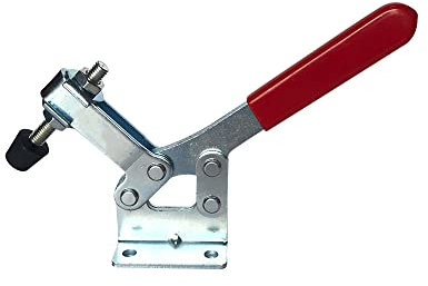 Pince à bascule, 227 kg, capacité de rétention de 226,8 kg, outil de serrage horizontal à dégagement rapide pour soudage du bois, GH-203-F