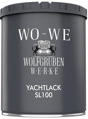 Yachtlack Holzlack Schiffslackierung Bootslack Glänzend SL100 Farblos - 750ml