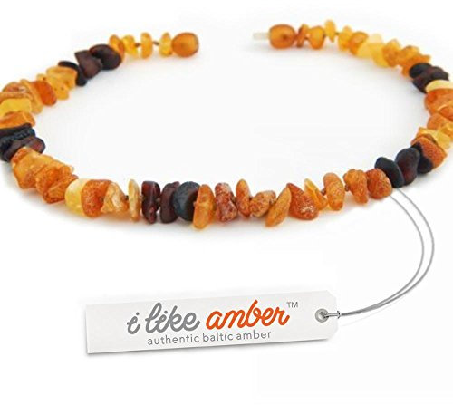 Bernsteinkette für Hunde & Katzen - Zeckenschutz - Zeckenhalsband -Flohband 20cm