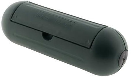 Zenitech - Garten-Verlängerungskabel-Schutzbox - Grün - Wasserdicht IP54 - Ideal für den Außenbereich - Robuster Schutz 40 m - Hochleistungsmaterialien