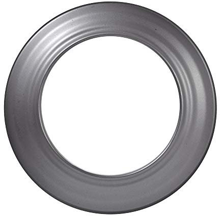 FIREFIX Rosace pour conduit de poêle Senotherm - 2 mm d'épaisseur - 120 mm de diamètre - Gris foncé - Rigide - RD120/R