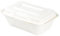 BIOZOYG Box per hamburger con coperchio ribaltabile I 50 contenitori da merenda compostabili in bagassa biodegradabile I Vaschetta per patatine quadrata I 50 lunchbox da asporto 18x13,6x5,9cm