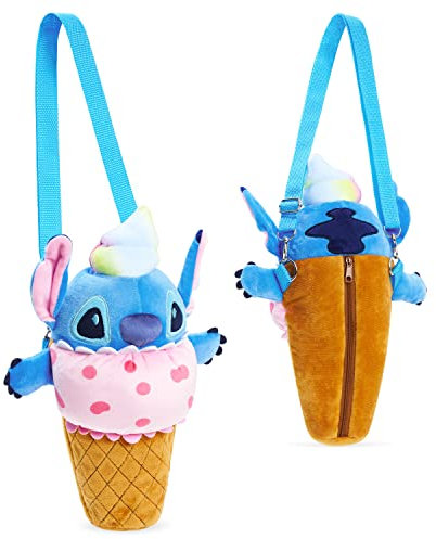 Disney Handtasche Kinder Mädchen Stitch Tasche Minnie Kindertasche Mädchen Cute Plüsch Geschenke für Kinder Teenager und Frauen (Multi Stitch)