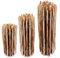 5m Aquagart Staketenzaun 80cm hoch Lattenabstand 4-6cm Gartenzaun Kastanienzaun aus Haselnuss Langlebiger Holzzaun Holz Zaun mit doppelter Drahtumspannung Rollzaun