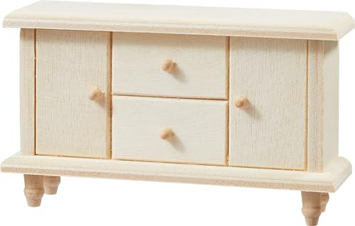 Hobbyfun Miniatur Sideboard 1:12 Scale Beige Klassisch