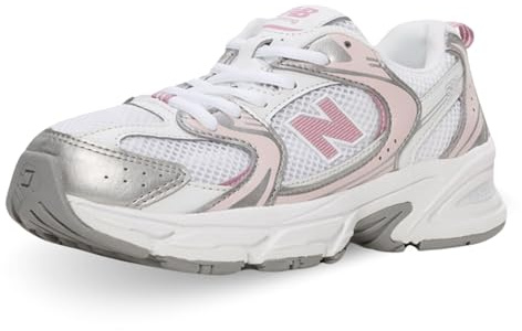 New Balance 530 Basket, Gris/Rose Bonbon, 37 EU
