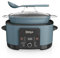 Ninja Foodi PossibleCooker (8 l), 8-in-1 Digitaler Multikocher & Schongarer mit Topf, Dampfeinsatz, Löffel & Glasdeckel, Slow Cooker, Dämpfen, Anbraten, Backen, 8 Portionen, Meersalzgrau, MC1001EU