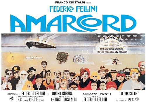 Generico Poster Amarcord – Locandina Cinematografica Vintage 33x70 o Poster 70x100 cm | Stampa Artistica su Carta Patinata | Arredo Parete o Regalo per Cinefili – SACWEBPHOTO (70x100)