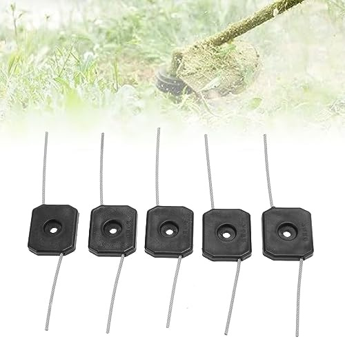 5 stycken grästrimmerhuvud, 150 mm trimmertråd skärtråd kombi, lätt trädgårdsverktyg, tillbehör för grästrimmer, reservdelar