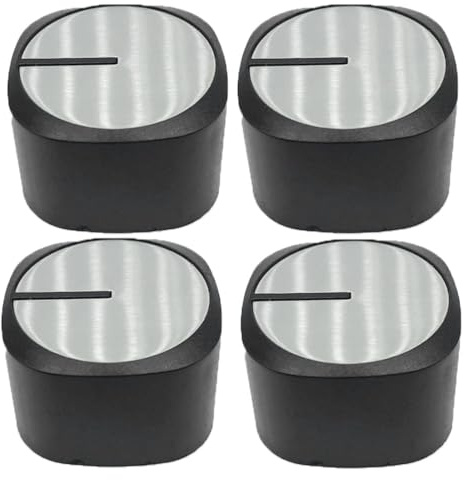 COYUN 4 Piezas Perillas De Control 6 Mm, Mandos Cocina Gas, Botones De Cocina De Gas, Perilla Cocina Mando, Manija Cocina De Gas, Perillas De Cocina Para Todas Las Marcas De Horno