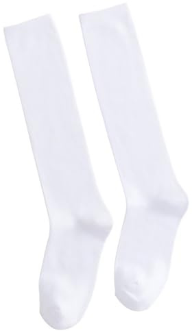 Aurgiarme Calcetines de algodón de color sólido hasta la rodilla para hombre, traje de negocios, medias de vestir para ocasiones profesionales e informales, tubo largo