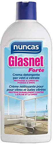 Nuncas Glasnet - Crema Detergente Grandi Vetri e Vetrate Forte - 500ml