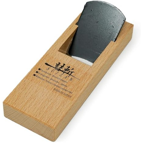 SUIZAN Kanna Cepillo manual japonés 42mm - Herramientas profesionales de carpintería para la madera