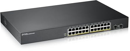 ZYXEL GS1900-24HP Géré Gigabit Ethernet (10/100/1000) 1U Noir