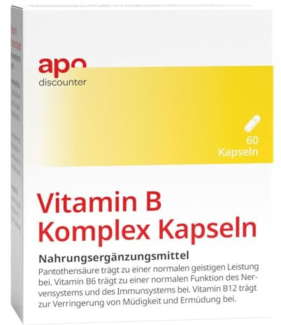 apodiscounter Vitamin B Komplex Kapseln (1x 60 stk)