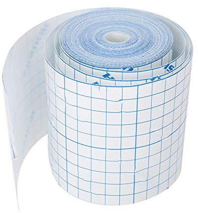 Verbandhalteband, Atmungsaktives Medizinisches Klebeband, Nicht Gewebter, Selbstklebender Wundverband, Medizinische Fixierungsbandage, Sch¨¹tzende Stretchbandage, Rollfolie(10cm*10m)