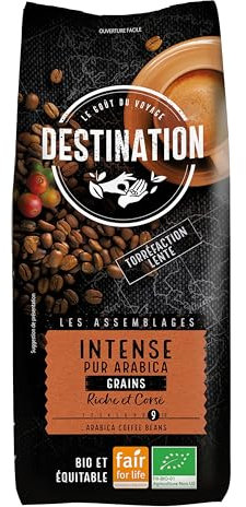 CAFE EN GRANO INTENSO ARABICA BIO, 1 Kg