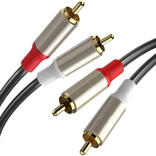 Fluxioxtna Cable Conexión Cable Estéreo Masculino A Masculino 1-5m Largo para Cine En Casa Y Sistemas Sonido