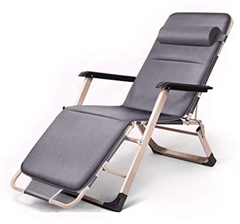 Folding Reclining Lounge Chair - Adjustable Outdoor Sun Lounger for Beach, Garden, Camping, and Fishing | Portable Comfortable Recliner Relaxation
