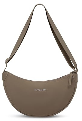 Kapten & Son Moon Bag Walnut 3,5L | Bauchtasche Damen & Herren | Crossbody Bag Damen Braun | Umhängetasche wasserabweisend | ideal für Reisen, Festival & Alltag